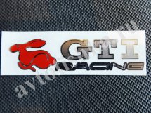 Алюминиевая наклейка на кузов GTI Racing