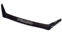 Дефлектор капота темный с надписью Toyota Land Cruiser Prado 120 2002-2008