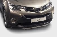 Toyota RAV4 (13–) Защита переднего бампера труба 75x42 мм овальная