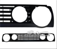 Volkswagen Golf 2 GTI (85-92) решетка радиатора черная.