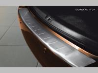 Volkswagen Touran 3 (2010-) накладка на задний бампер из полированной нержавеющей стали