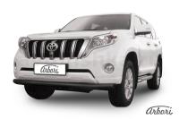 Защита переднего бампера Arbori d76 черная TOYOTA LAND CRUISER PRADO J150 2014-