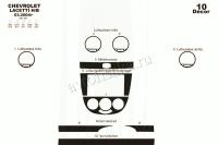 Chevrolet Lacetti 2002-2014 декоративные накладки (отделка салона) под дерево, карбон, алюминий