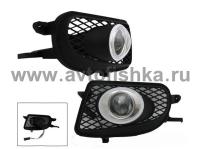 Mercedes W210 (00-02), W215 CL (00-02), R129, R170 SLK (96-03), W208 (98-03), W202 (94-00) фары противотуманные линзовые, комплект 2 шт.