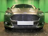 Ford Mondeo (14–) Защита радиатора Premium, чёрная, низ (3D)
