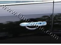 Renault Fluence (2010-) хромированные накладки на дверные ручки, с отверстием под сенсор, комплект 4 штуки