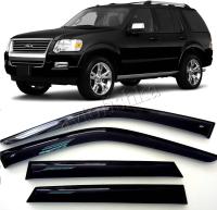 Ford Explorer (05–10) дефлекторы (ветровики) окон, темный