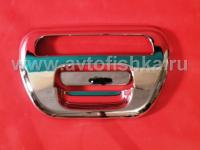 Mitsubishi L200 Triton накладка на заднюю бортовую дверь хромированная.