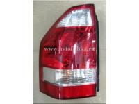 Mitsubishi Pajero 3 (03-06) фонари задние красно-хромированные, комплект 2 шт.