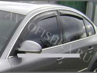 Дефлекторы боковых окон 4 части тeмные VW Passat 1997-2005