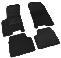 Chevrolet Aveo (06–11) Коврики салона текстильные, чёрные