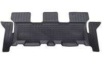 Kia Sorento (15–) Коврики салона (полиуретан), чёрные (3 ряд)
