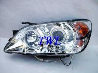 Lexus IS200, IS350 (98-) фары передние линзовые хромированные, со светящимися ободками, комплект 2 шт.