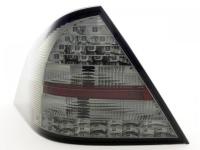 Mercedes C-class W203 (00-03) задние хромированные фонари тюнинг со светодиодной подсветкой, комплект 2 шт.