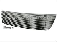 Suzuki Grand Vitara III (05-) решетка радиатора, полированный алюминий, горизонтальный дизайн.