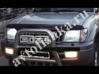 Дефлектор капота темный Toyota Land Cruiser 90 Prado 1996-2002