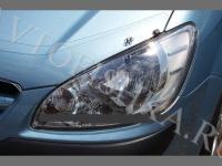 Защита передних фар прозрачная Hyundai Getz 2005-2011