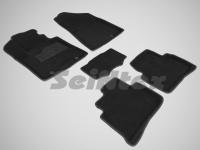 Hyundai Tucson (16–) Коврики салона текстильные 3D, чёрные