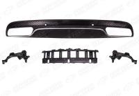 Mercedes-Benz C-Klasse W205 рестайлинг 2018 - 2021 Диффузор заднего бампера 6.3 AMG хром