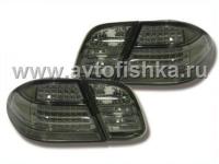Mercedes W208 CLK (97-03) фонари задние, полностью тонированные светодиодные, комплект лев.+ прав.