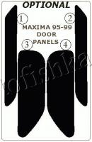 Декоративные накладки салона Nissan Maxima 1995-1999 дверные панели.