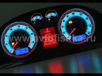 Volkswagen Passat B5 (type 3BG) (00-05) светящиеся шкалы приборов - накладки на циферблаты панели приборов, дизайн № 2