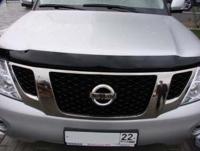 Nissan Patrol (10–) Дефлектор капота, темный
