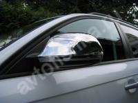 Audi A4 (12.2007 - 2011) накладки на зеркала из нержавеющей стали, 2 шт.