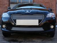 Peugeot 301 (12–15) Защита радиатора, хром, низ