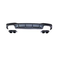 Диффузор S7 S-line с насадками для Audi A7 2019+