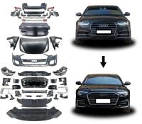 Audi A6 С7 2012-2018 рестайлинг комплект тюнинга в стиль Audi A6 C8 Sport 2023+