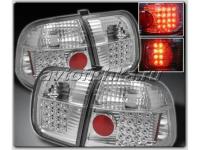 Honda Civic (96-98) 4 дв. фонари задние светодиодные хромированные, комплект 2 шт.