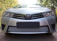 Toyota Corolla (13–15) Защита радиатора, хром