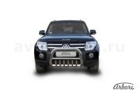 Защита передняя Arbori d76 низкая с защитой картера MITSUBISHI PAJERO IV 2006-