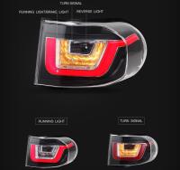 Toyota FJ Cruiser (07-15) фонари задние светодиодные, внутри черные. Новый дизайн