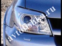 Защита передних фар прозрачная Mitsubishi Outlander 2005-2006
