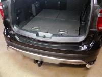 Ford Explorer (16–) Накладка на задний бампер (лист зеркальный)