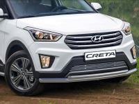 Hyundai Creta (15–) Решетка бампера d10 (2 части)