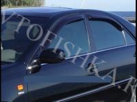 Дефлекторы боковых окон 4 части темные Toyota Camry 30 2002-2005