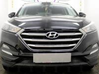 Hyundai Tucson (16–) Защита радиатора, чёрная