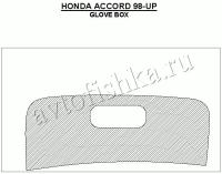 Декоративные накладки салона Honda Accord 1998-2000 перчаточный ящик, 1 элементов.