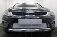 Kia Rio (17–) Защита радиатора, хром, середина