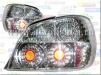 Subaru Impreza, WRX GG (01-04) фонари задние светодиодные тонированные, дизайн Altezza, комплект 2 шт.