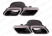 Mercedes-Benz GLC-Klasse C253 2016 - 2019 Насадки на глушитель 6.3 AMG хром