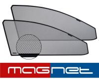 Toyota Land Cruiser Prado (2003-2009) автомобильные шторки Chiko на магнитах, передние боковые (Стандарт)