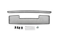 Сетка на бампер внешняя для MITSUBISHI Pajero IV 2015->, 2 шт., черн., 20 мм (сота)