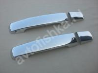 Nissan Navara (2006-) накладки на пороги из нержавеющей стали, 2 шт.