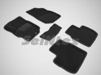 Peugeot 301 (12–15) Коврики салона текстильные 3D, чёрные