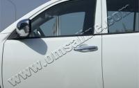 Mitsubishi L200 (06–/09–) Нижние молдинги стекол, нерж., 4 части