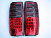 Toyota Land Cruiser 80 (89-97) задние светодиодные красно-тонированные фонари, комплект 2 шт.